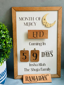 Ramadan and Eid countdown calendar