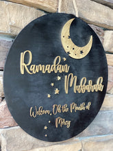 Load image into Gallery viewer, Ramadan Mubarak Door sign