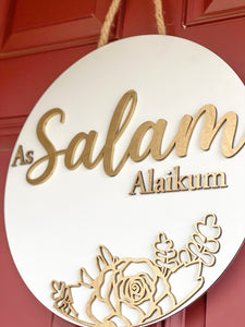 As Salam Alaikum Door Sign