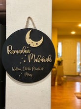 Load image into Gallery viewer, Ramadan Mubarak Door sign