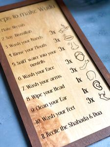 Kids Wudu Chart with Pictures