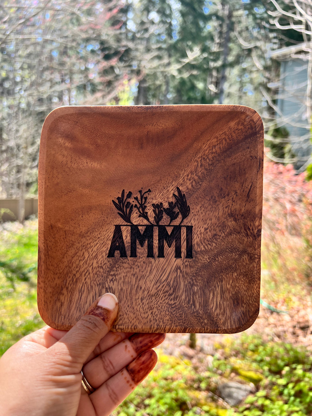 Mama Ammi Ummi engraved trinket