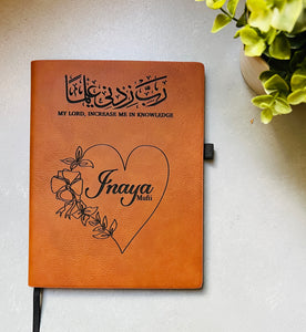 Rabbi Zidni Ilma Engraved Journal