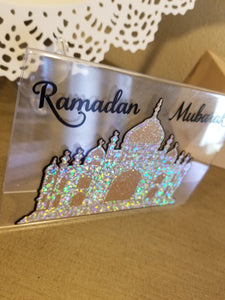 Ramadan Mubarak mosque decoration,