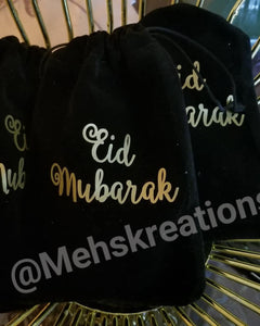 Eid Mubarak favour bags, eidi, Eid gifts