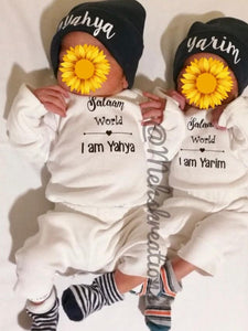 Salam World Onesie, Muslim baby Onesie