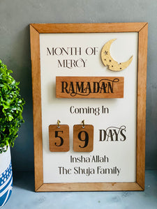 Ramadan and Eid countdown calendar