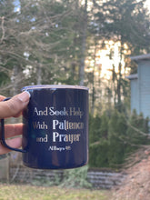 Load image into Gallery viewer, Seek help with Patience and Prayer Islamic Mug