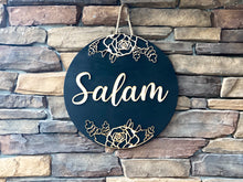 Load image into Gallery viewer, Salam Door sign Islamic door decor