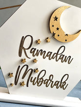 Load image into Gallery viewer, Ramadan Mubarak Moon Decoratiom