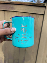 Load image into Gallery viewer, And HE is with you wherever you are Quran 57:4 Islamic Mug
