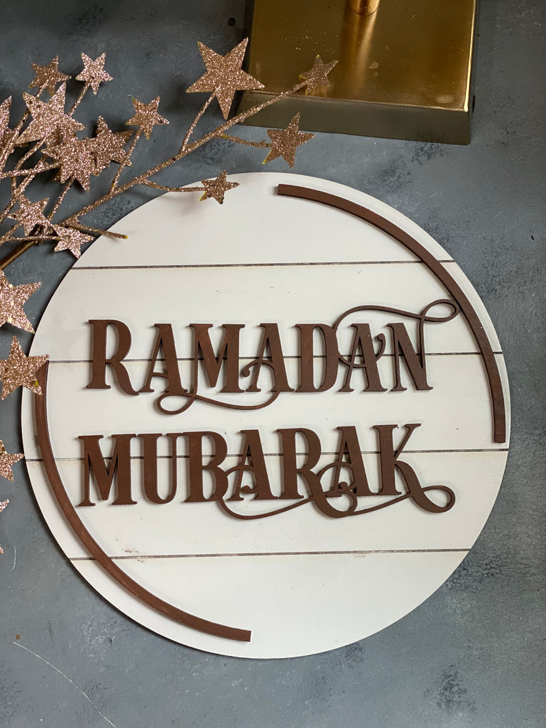 Ramadan Mubarak Sign