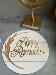 Happy Ramadan Door sign