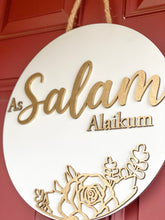 Load image into Gallery viewer, As Salam Alaikum Door Sign
