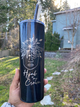 Load image into Gallery viewer, Hijab is my Crown Engraved Tumbler