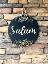 Load image into Gallery viewer, Salam Door sign Islamic door decor
