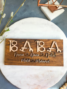 Father’s Day customized sign