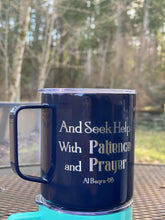 Load image into Gallery viewer, Seek help with Patience and Prayer Islamic Mug