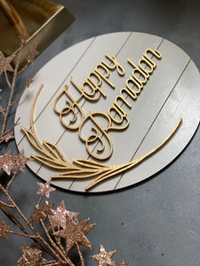 Happy Ramadan Door sign
