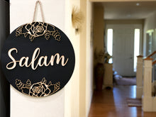Load image into Gallery viewer, Salam Door sign Islamic door decor
