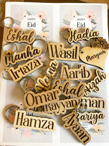 Customized Name Keychains