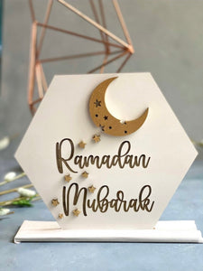 Ramadan Mubarak Moon Decoratiom