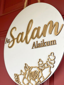 As Salam Alaikum Door Sign
