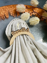 Load image into Gallery viewer, Bismillah wood Napkin Ring
