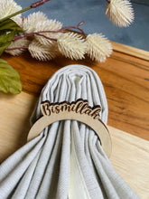 Load image into Gallery viewer, Bismillah wood Napkin Ring